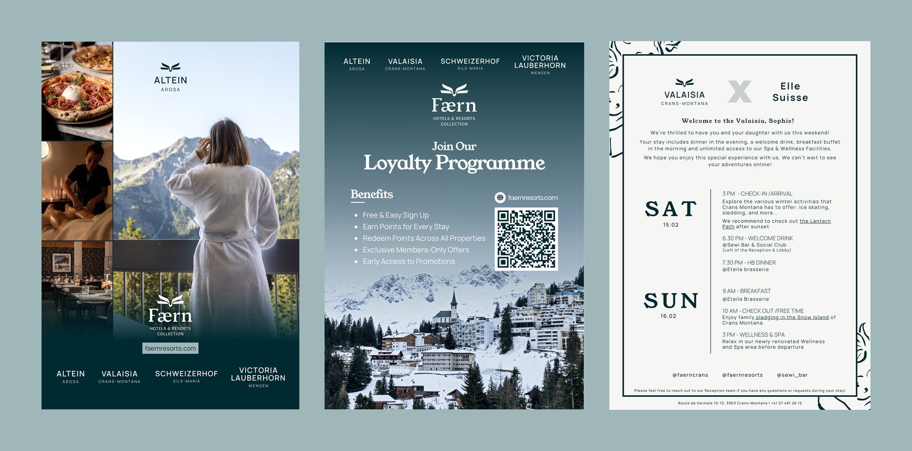 Fa&euml;rn Hotels & Resorts Collection loyalty programme poster