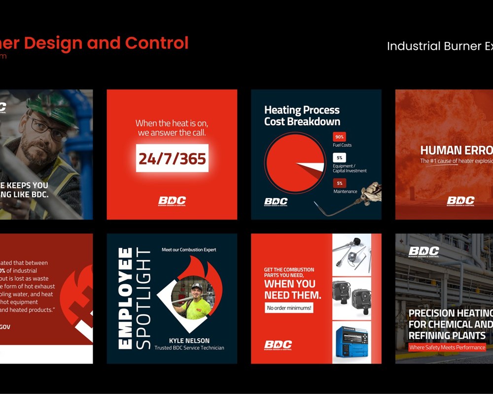 Industrial clients trade-show design sample