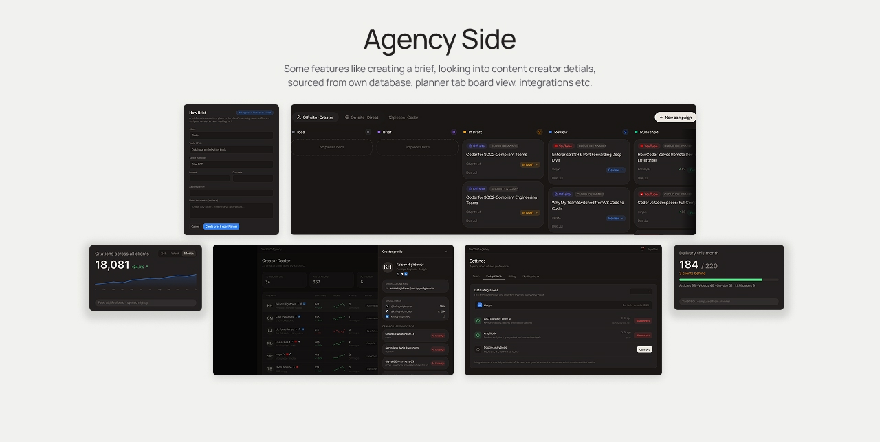 YardGEO case study, agency side